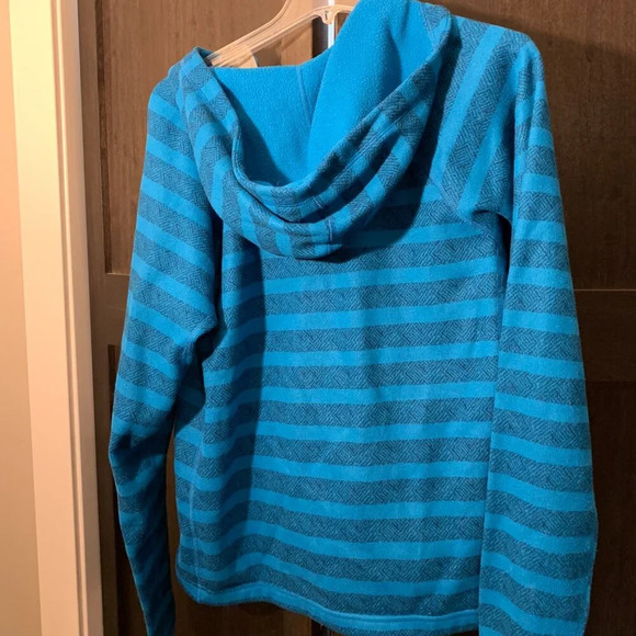 The North Face - Blue/black striped quarter pull-over - Picture 7 of 7